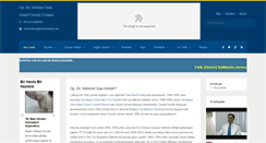 Desktop Screenshot of drmehmetinan.net